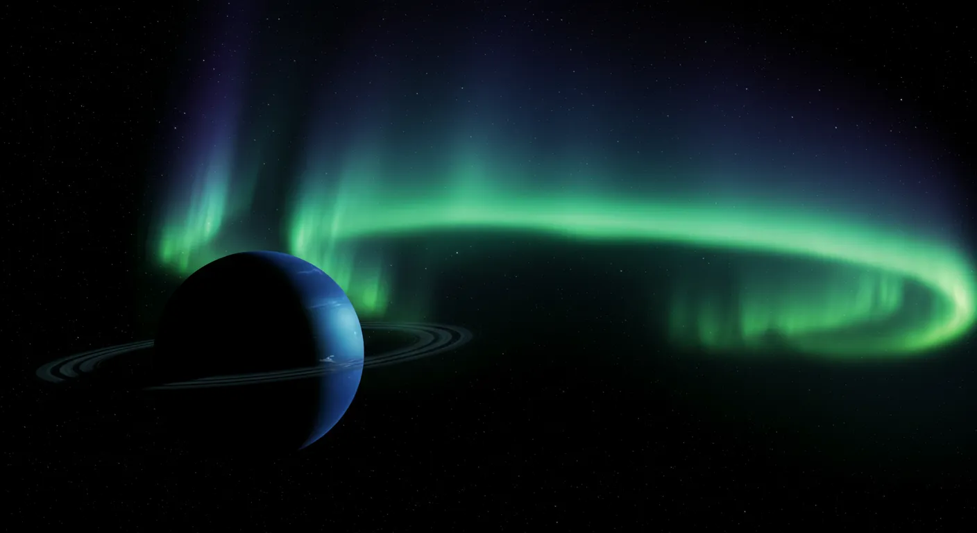aurora on Neptune