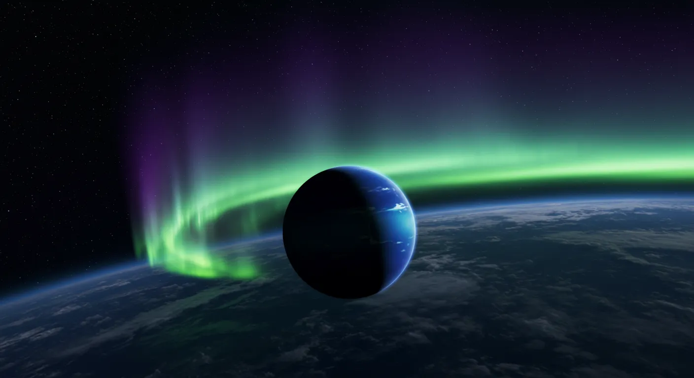 aurora on Neptune