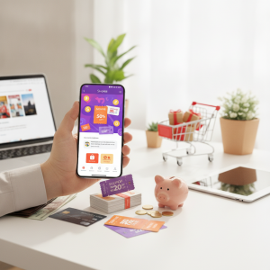 Consiga Cupons e Economize com a Shopee